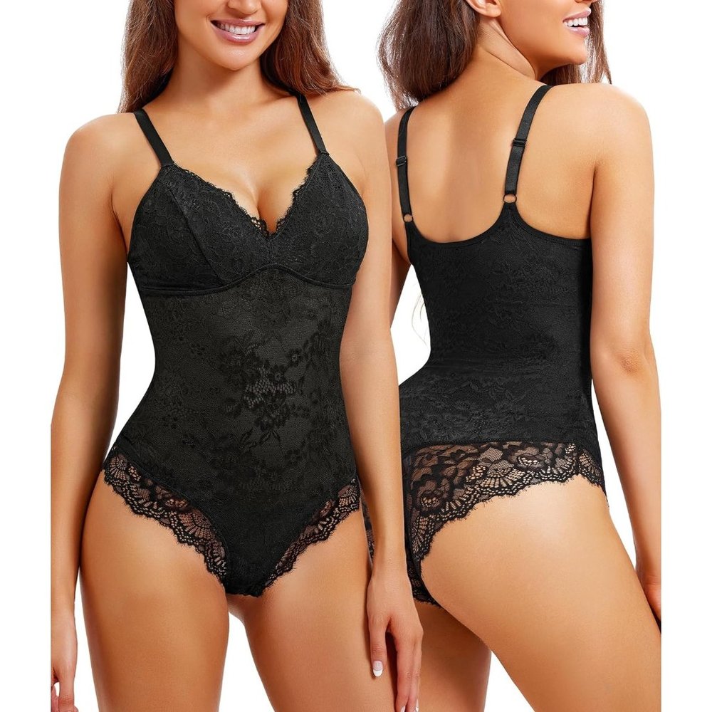 Women Tummy Control Body Shaper V Neck Fajas Sculpting Tank Tops Slimming Camis